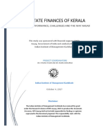 Report On State Finance On Kerala PDF