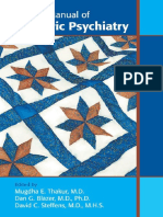 Clinical Manual of Geriatric Psychiatry - Thakur, Mugdha E. (SRG)