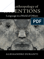 DURANTI (2015) The Anthropology of Intentions - Language in A World of Others PDF