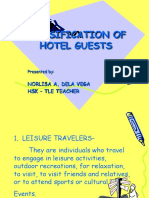 Classification of Hotel Guests