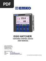 TFT LCD Display Incubator Controller EGGHATCHER 02 V01 0516