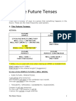 Future Tenses 2015 - Teacher Key