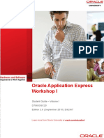 Oracle APEX 5 - Workshop 1 (SG1) (D79653GC20 - sg1) - (2015) PRINT PDF