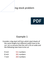 Cutting Stock Problem