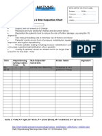 Daily Repositioning Skin Inspection Chart