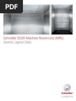 Schindler 5500 Layout Data Sheet Seismic PDF