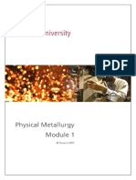 Physical Metallurgy M1 PDF