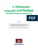 Elementary Level Vedic Mathematics by P Sivaram