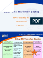 FYP Briefing Aug 2010 - Updated