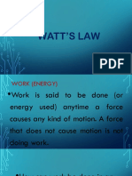 Watts Law