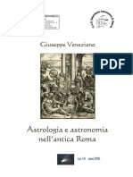 Astrologia e Astronomia Nellantica Roma PDF