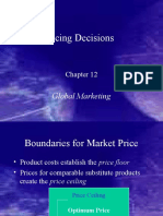 Pricing Decisions: Global Marketing