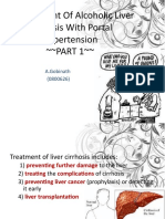 Management of Alcoholic Liver Cirrhosis With Portal Hypertension PART 1