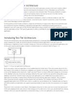 Single-Tier and Two-Tier Architecture