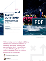 CMO Spend Survey 2018-2019