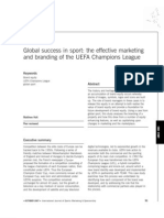 Branding of The UEFA Champions League