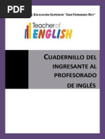 CUADERNILLO para Ingresantes INGLES 2017 PDF