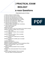 II PUC Biology - Viva Voce Questions