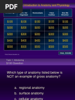 Chapter 1 Anatomy and Physiology Quiz