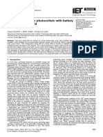 Integration of Solar Photovoltaic With Battery To Single-Phase Grid