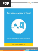 Business Analytics With Excel Ebook PDF