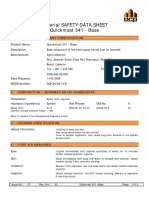 Quickmast 341 - Base - MSDS