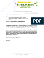 Carta de Prueba de Aceptabilidad