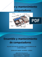 Ensamble y Mantenimiento de Computadores