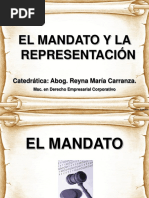 El Mandato y Representación