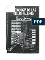 Sociologia de Las Organizaciones