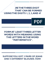 Fundamental Principle of Counting