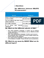 SQL Interview Questions