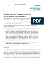 Biological Activities of Polyphenols From Grapes