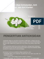 Kelompok 5 ANTIOKSIDAN, ANTITUMOR DAN ANTIKANKER