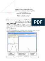 Eee Handout 2 Matlab