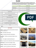 Islam - Information Sheet Set