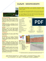 Datasheet DoReMi Seismograph