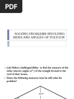 Solving Problems Involving Sides and Angles of Polygon