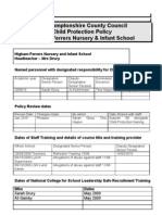 Higham Nursery & Infants Child Protection Policy