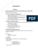 Material Handling Notes