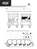 Examen de Inglés 3 Años de Edad