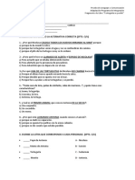 Prueba de Comprensión "Tortuguita Se Perdió" (Adaptada NEEP)