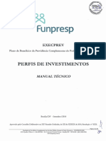 Manuais Tecnicos de Perfis de Investimentos PDF