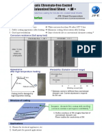 Inorganic Chromate-Free Coated Hot-Dip Galvanized Steel Sheet JM