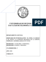 Sem. de Investigación La Cuestión Religiosa en La España Temprano-Moderna (Losada-Cavallero) - 1C 2020