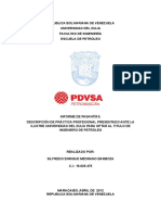 Informe de Pasantias Sil - PDVSA-PETROBOSCÁN