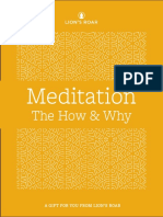 Lion's Roar MeditationHow - Why PDF