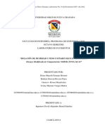 Informe #1 Ensayo de Compactación Modificado PDF