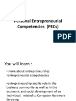 Personal Entrepreneurial Competencies (PECs)