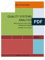 Quality Systems by Engineer Talon Garikayi